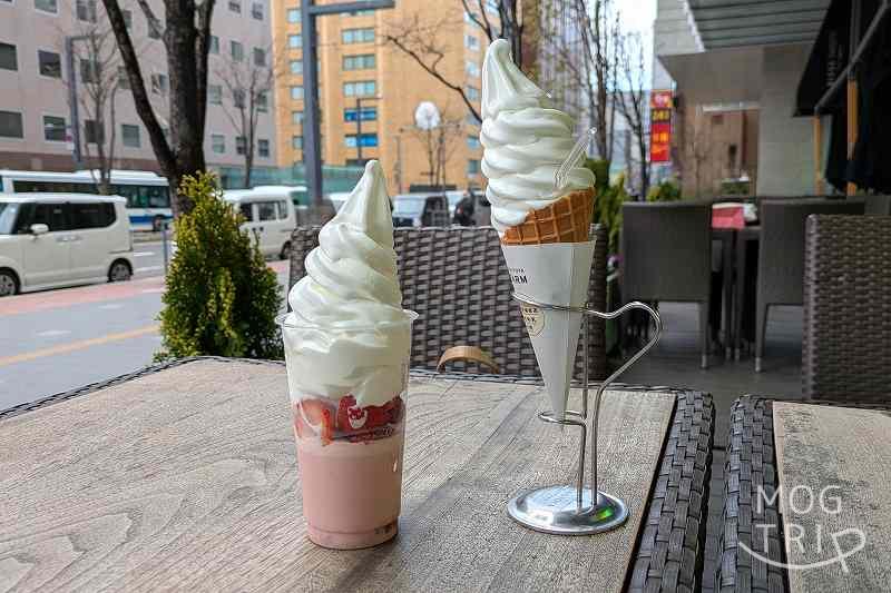 きのとや大通公園店の「限定ソフトクリーム」