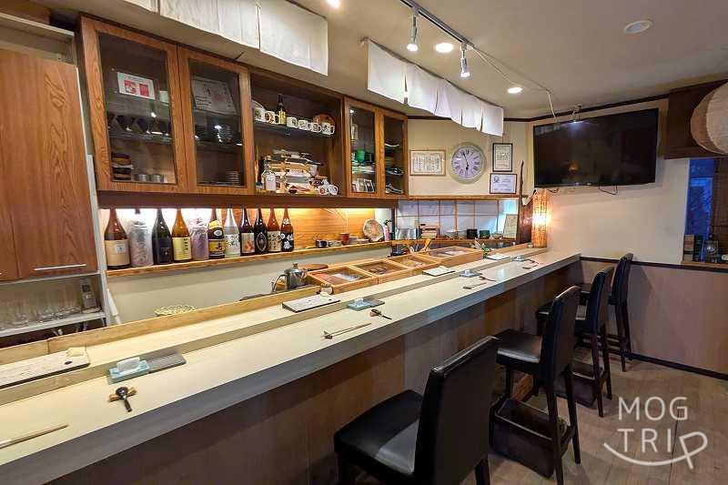 鮨・肴匠くりやの「店内の様子」