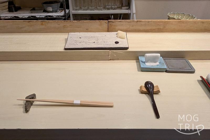 鮨・肴匠くりやの「店内の様子」