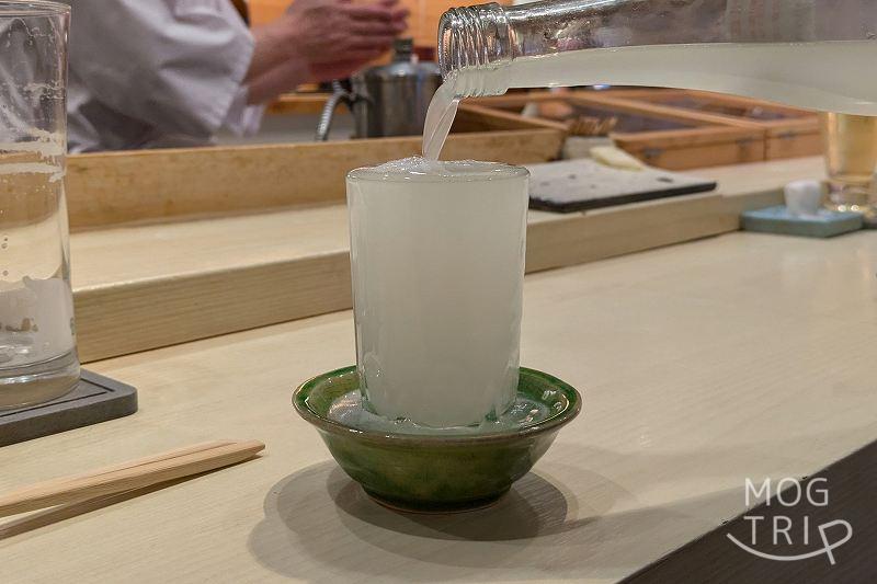 寿司・肴匠くりやの日本酒