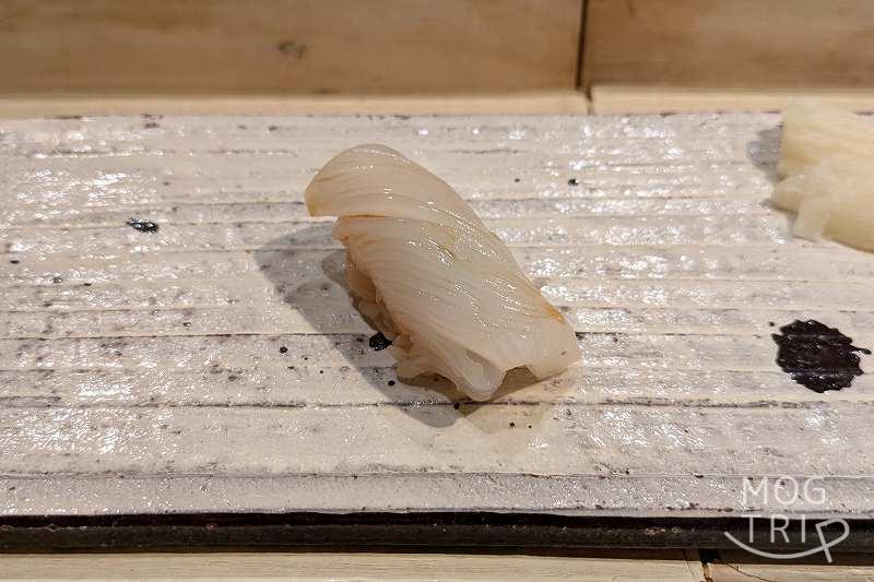 寿司・肴匠くりやの「アオリイカ」