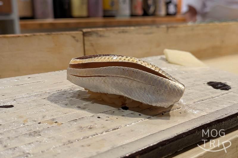 寿司・肴匠くりやの「コハダ」