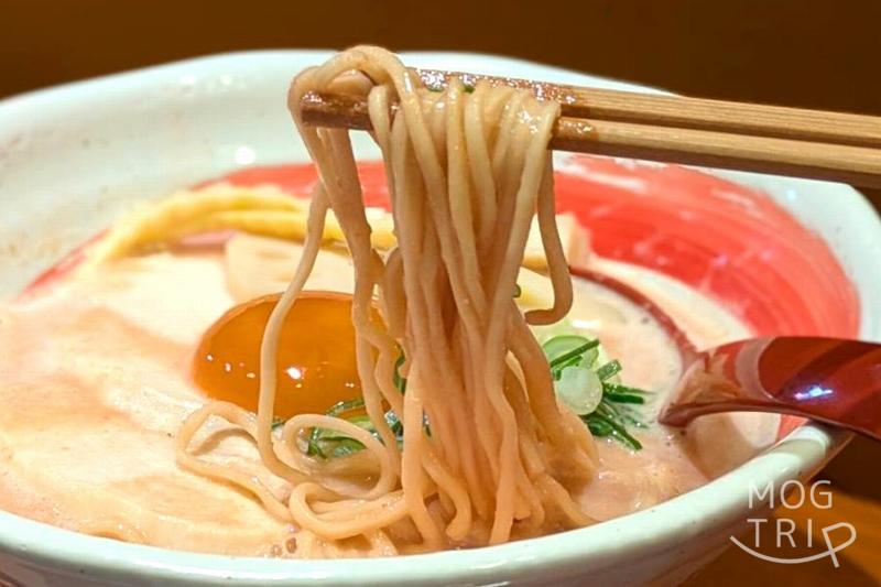 ラーメンルームテンロウの「濃厚海老麺」