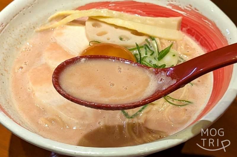ラーメンルームテンロウの「濃厚海老麺」