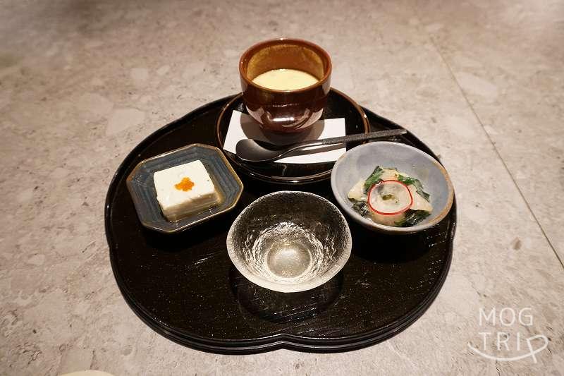 閼伽の「本日の前菜 三種」