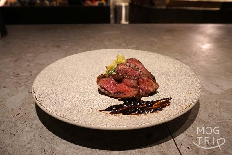 閼伽のメインディッシュ「おぐに和牛」