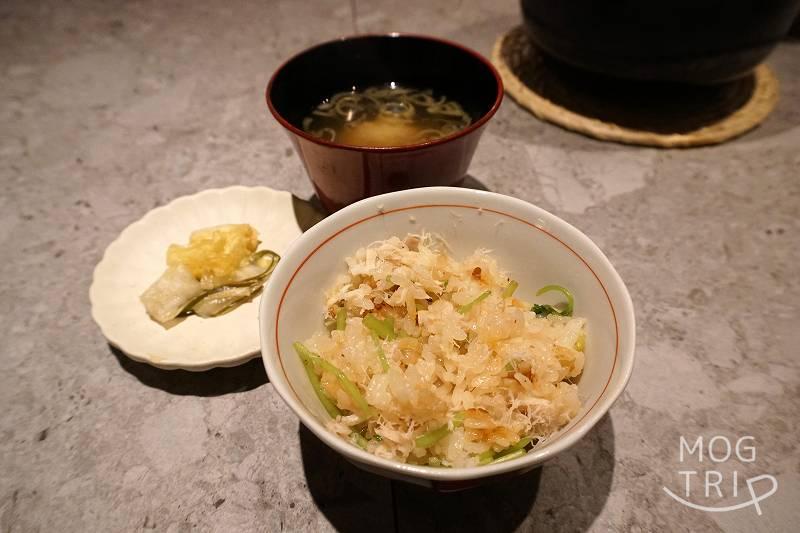 閼伽の「土鍋ご飯」