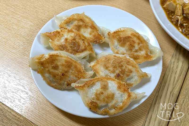 中国東北飯店の「自家製焼き餃子」