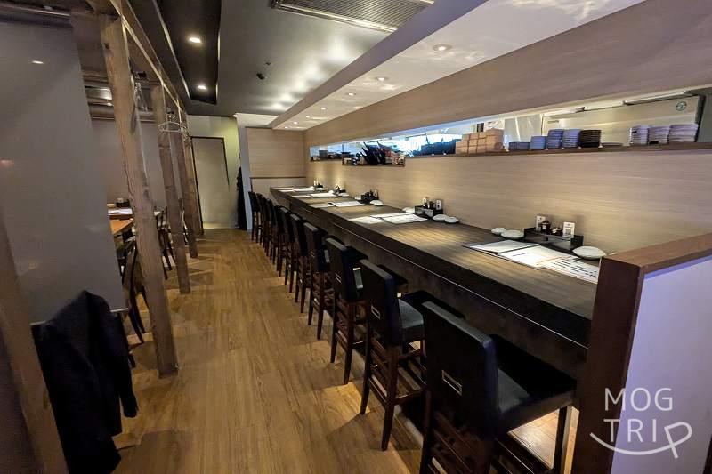 白冨の「店内の様子(入口側から)」
