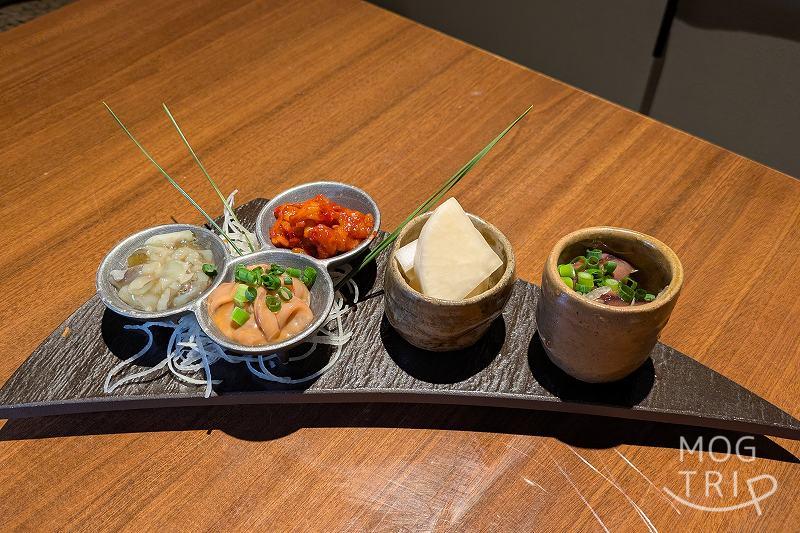 白冨の「前菜5種盛」