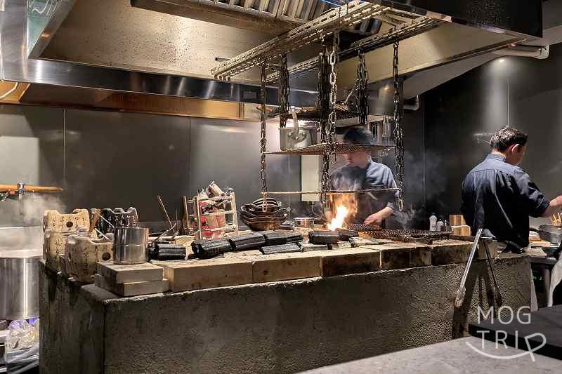 閼伽の「店内の様子(調理風景)」