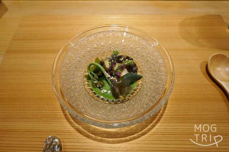 雪花菜の「鮑の柔らか煮」
