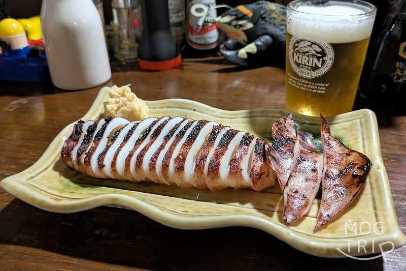 焼き鳥やむやの「イカ焼き」