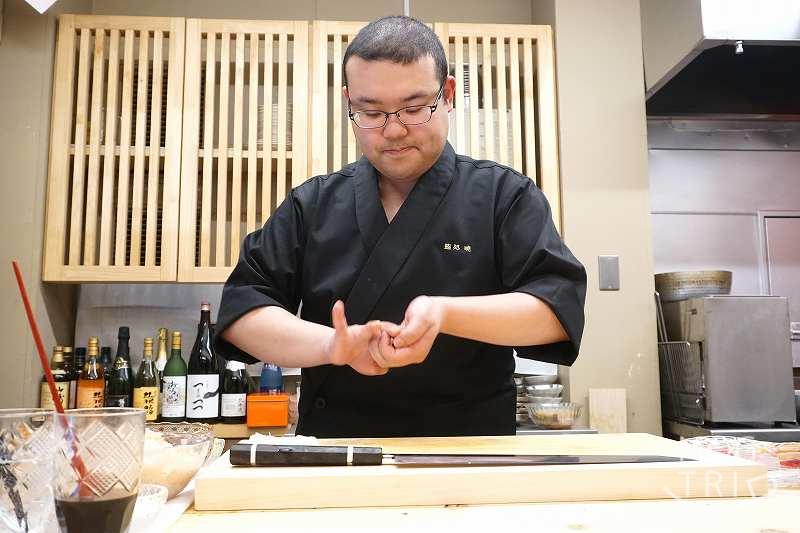鮨処 暁 の「大将」