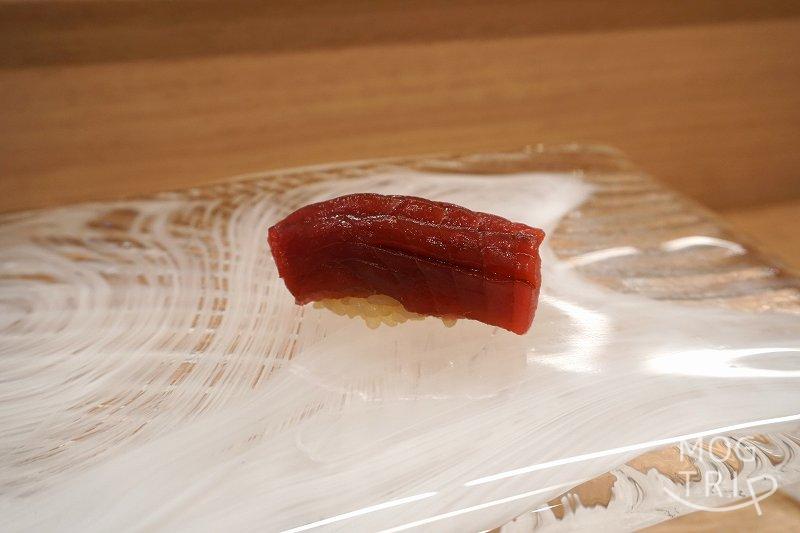 鮨処暁の「本マグロ赤身」