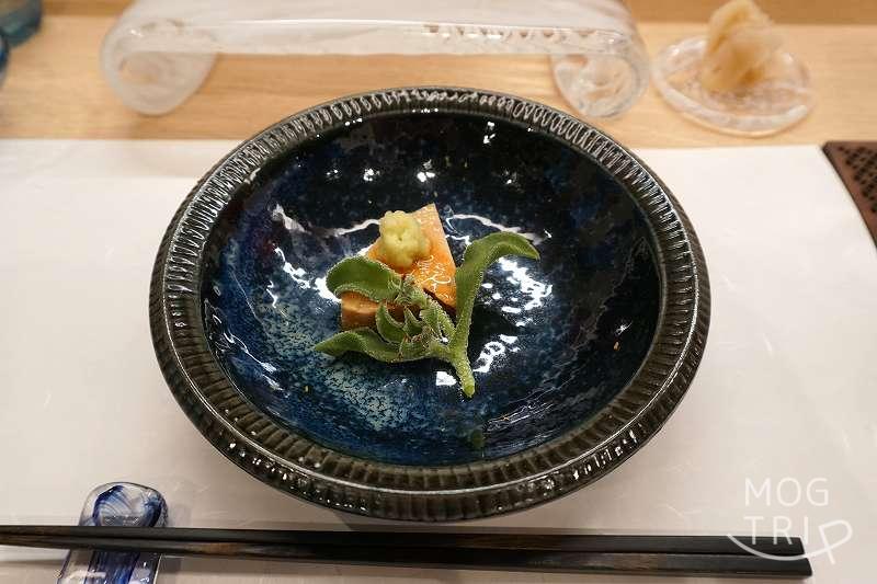 鮨処暁の「あん肝」