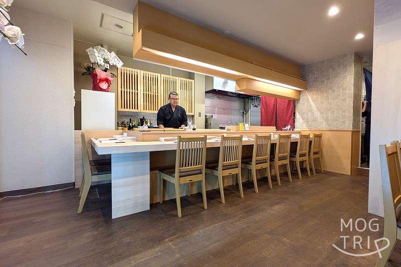 鮨処暁の「店内の様子」