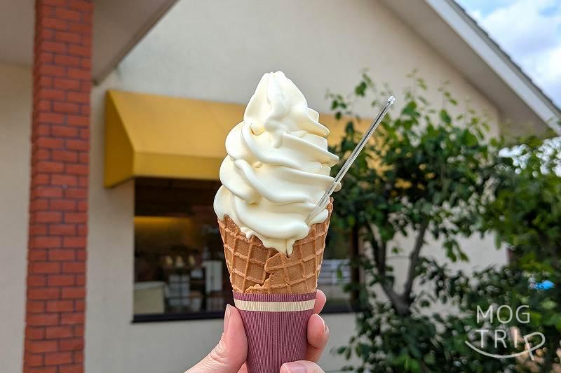 コッコテラスの「たまごソフト」