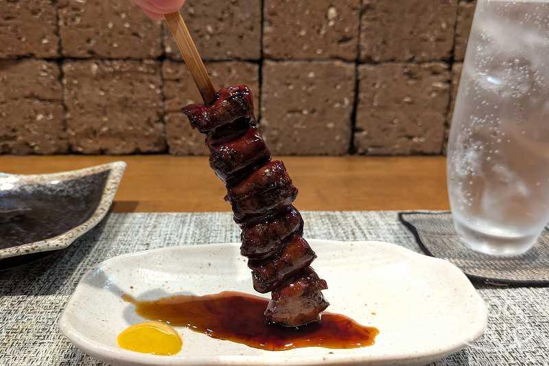 味浪漫の焼き鳥「白レバー」