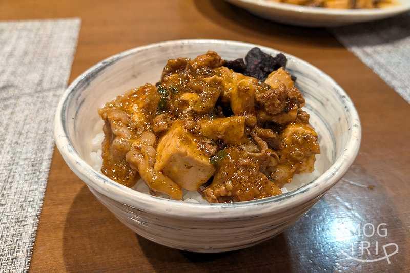 味浪漫の「麻婆丼」