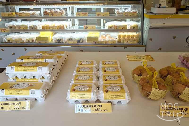 コッコテラスの「店内の様子（たまご販売）」