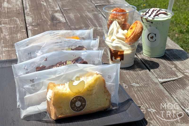 コッコテラスの「シフォンケーキ」など