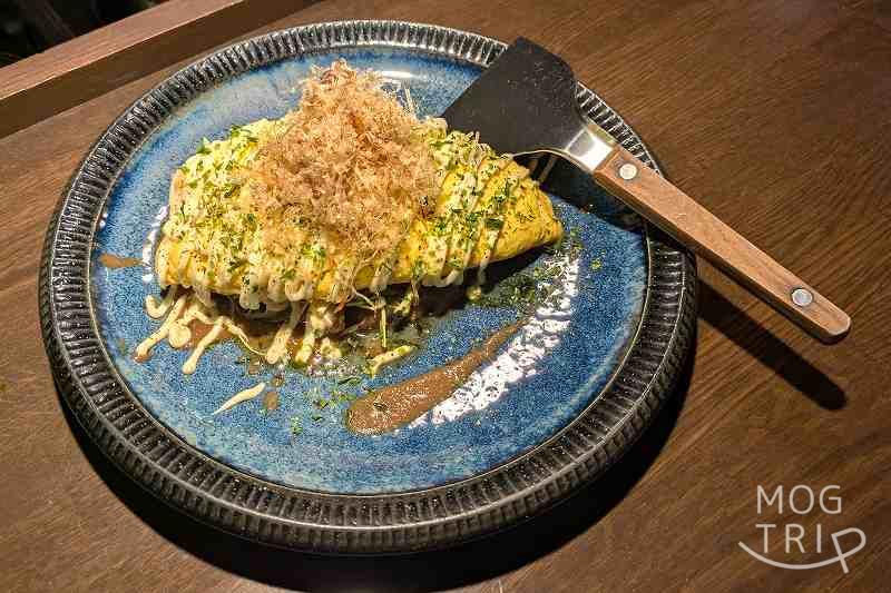 鉄板焼きじゅっての「余市北島豚肩ロース とんぺい焼き」