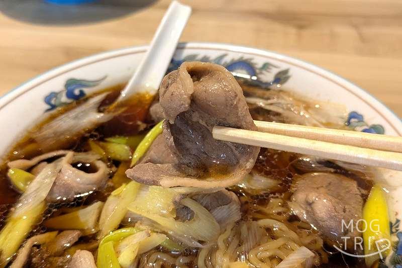 ラーメン鴨鍋純平の「鴨南ラーメン」