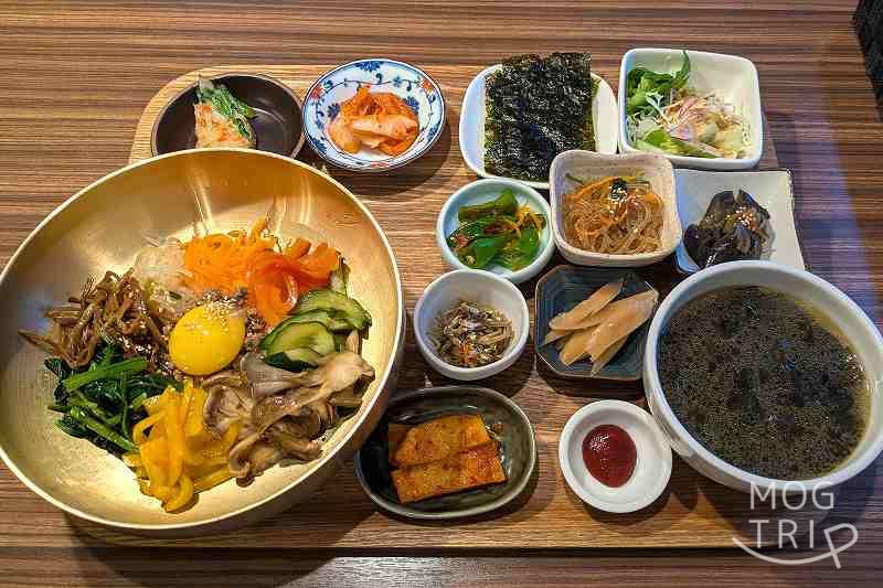 全州屋伏見邸の「全州屋ビビンバセット」