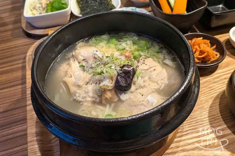全州屋伏見邸の「サムゲタンセット」