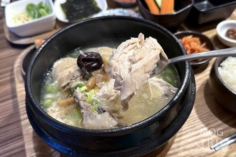 全州屋伏見邸の「サムゲタンセット」