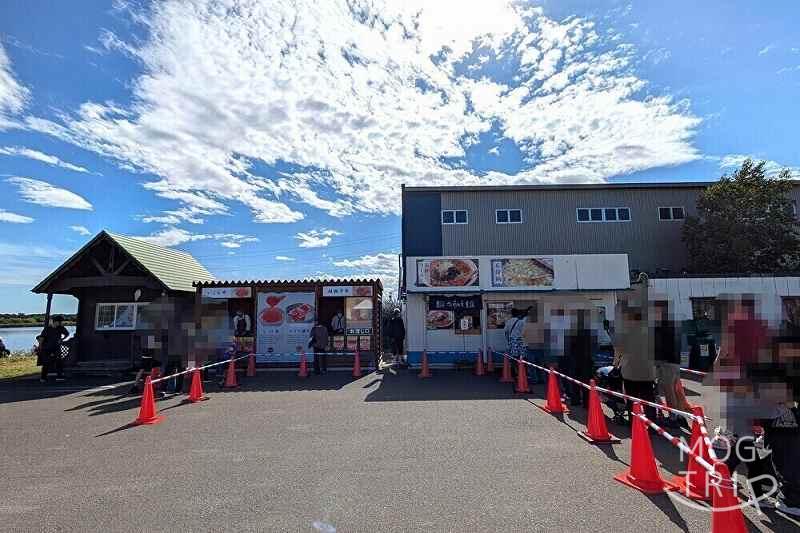 佐藤水産・鮭の里まつり「飲食コーナー外観」