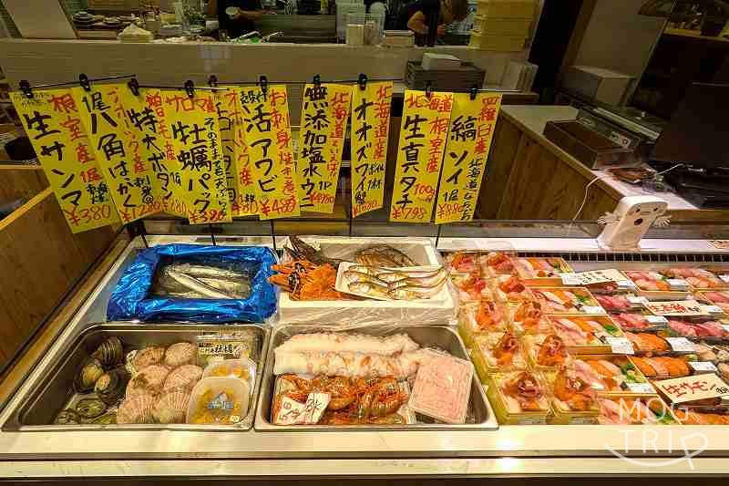 シハチ鮮魚店4PLA店の「鮮魚・お寿司の販売」