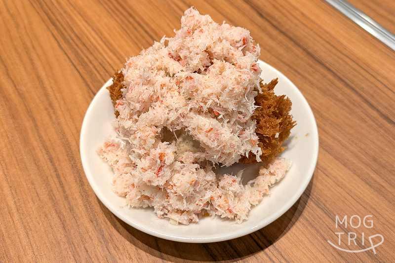 シハチ鮮魚店4PLA店の「蟹の3段ベッド」