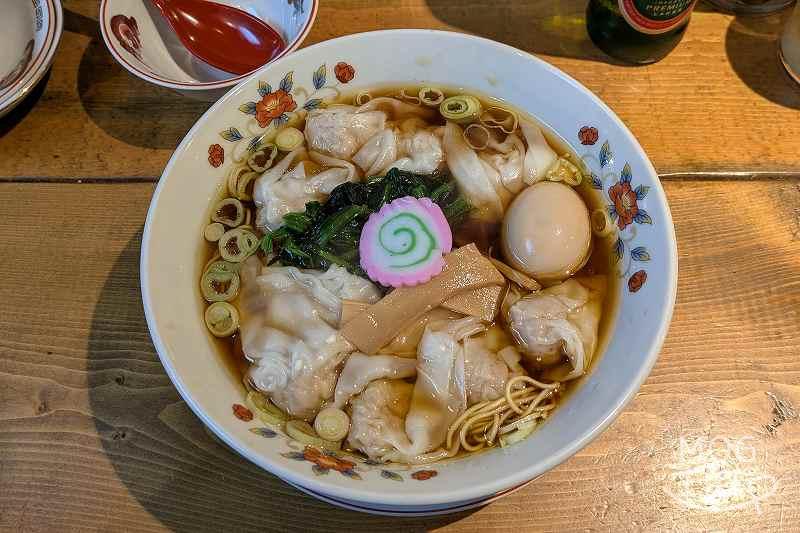 札幌中華すすきの亭の「味玉わんたん麺」