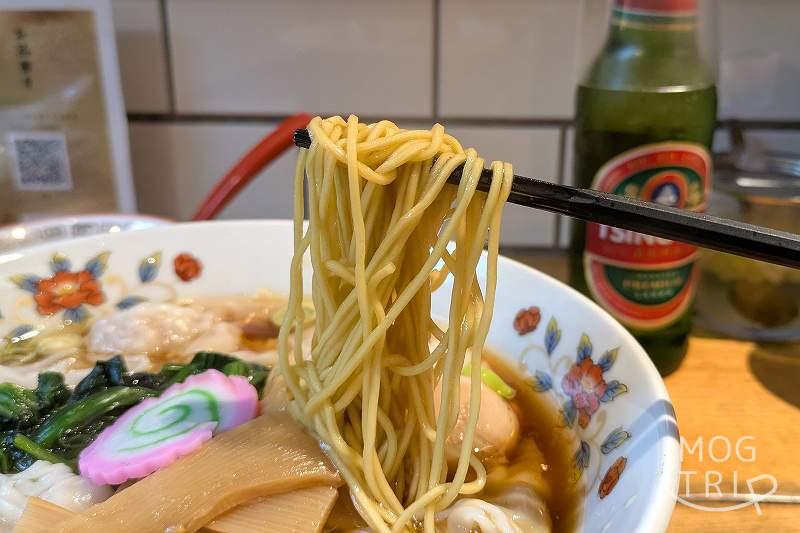 札幌中華すすきの亭の「味玉わんたん麺」