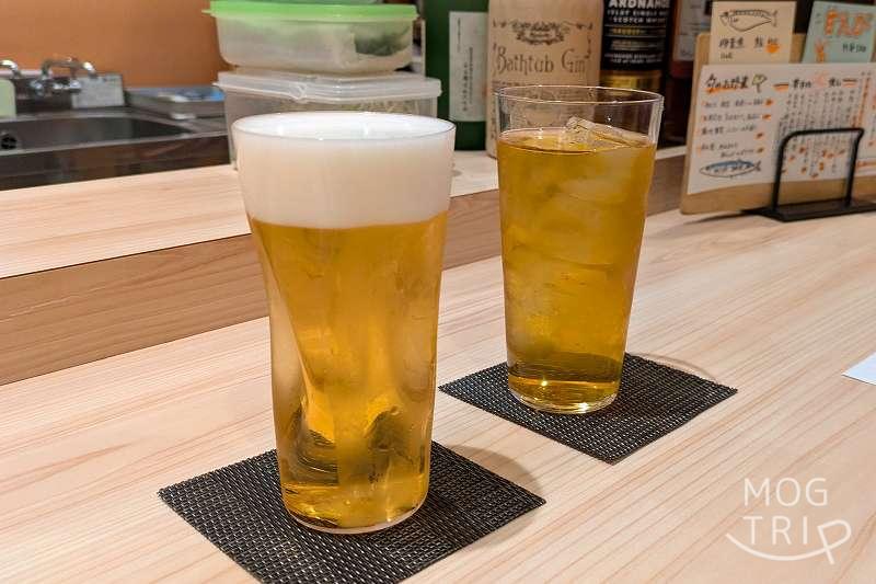 維采の生ビールは「スーパードライ」