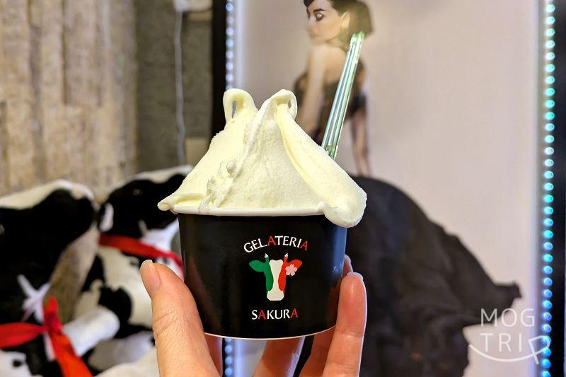 ジェラテリアサクラの「ジェラート カップ シングル」