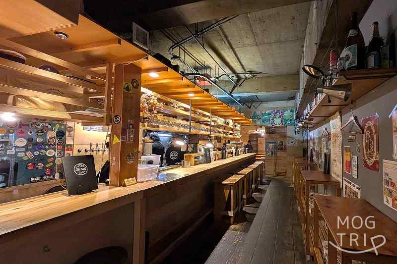 月と太陽ブルーイング本店の「店内の様子」