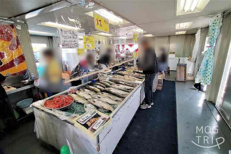 石狩鮭直売所の「店内の様子」