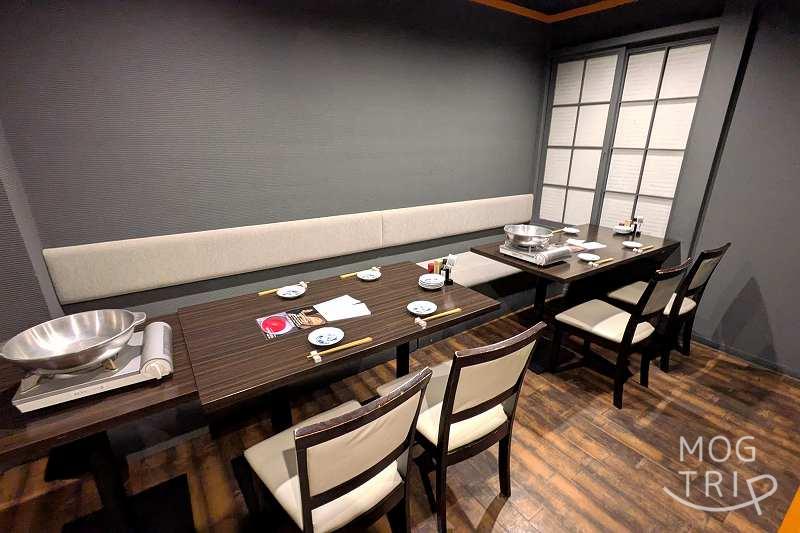 めしや鼓動の「店内の様子(個室)」