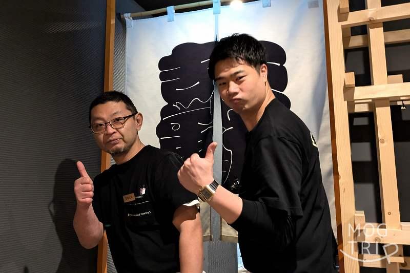 めしや鼓動の「寿司職人・店長」