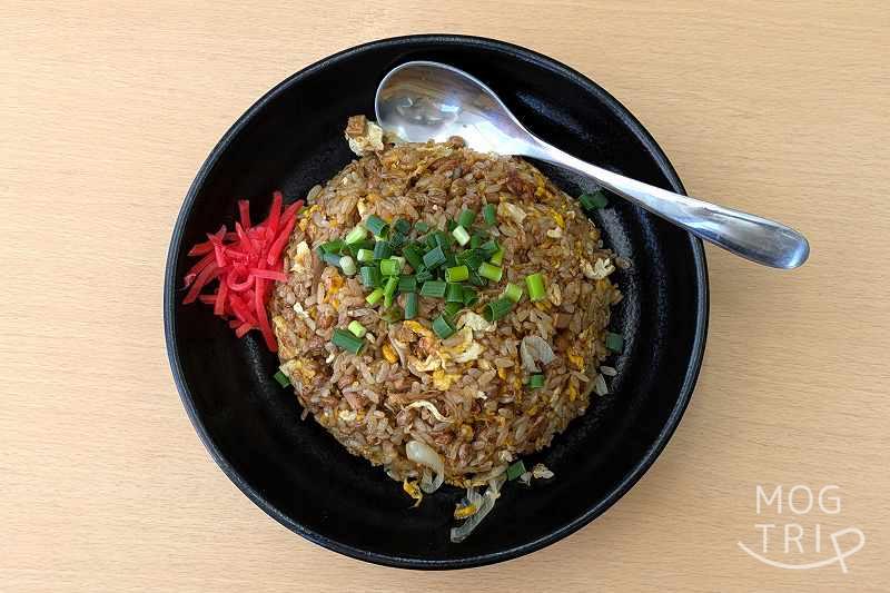 らーめん海おう丘珠店の「なっとうちゃーはん」