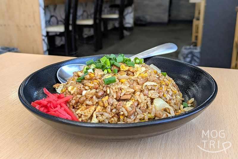 らーめん海おう丘珠店の「なっとうちゃーはん」