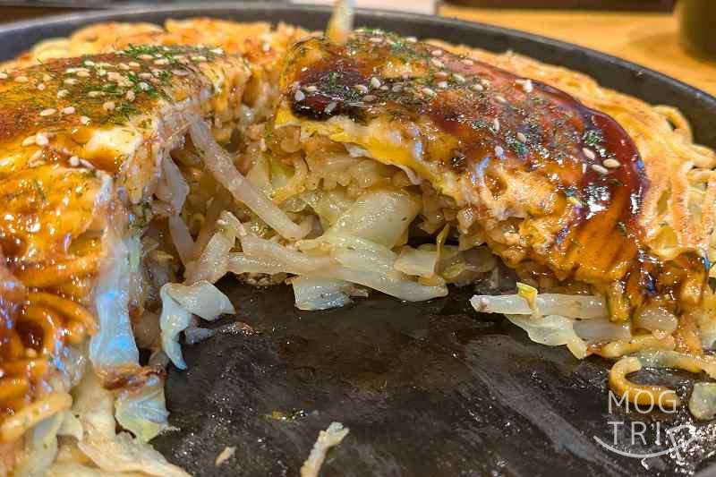 広島風お好み焼きまろ吉の「肉玉そば」