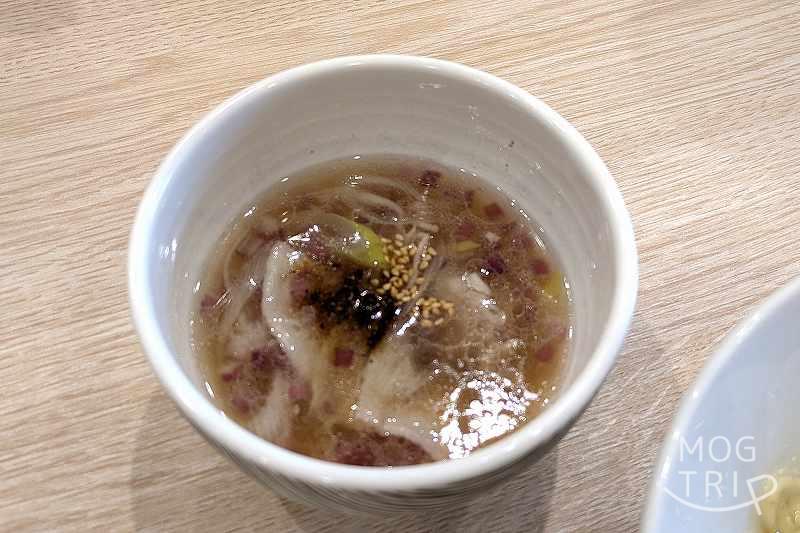 麺鍾馗豊平の「余市麦豚北海道三大昆布水つけ麺」