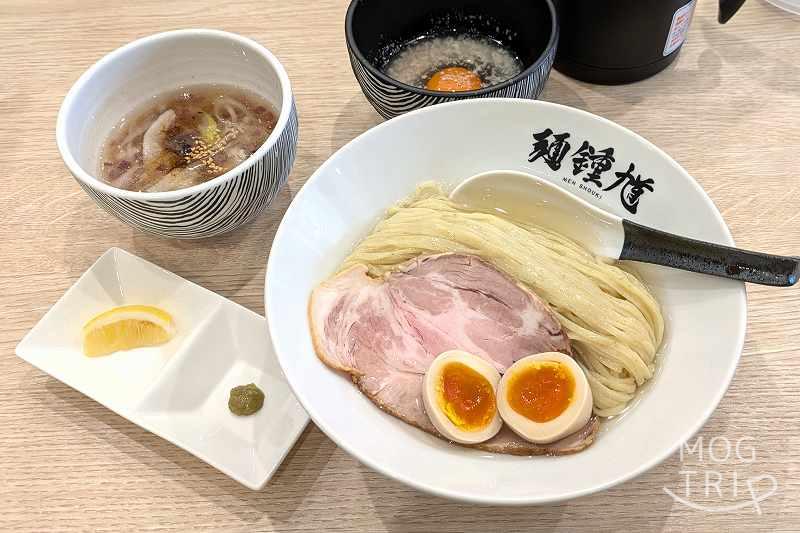 麺鍾馗豊平の「余市麦豚北海道三大昆布水つけ麺」
