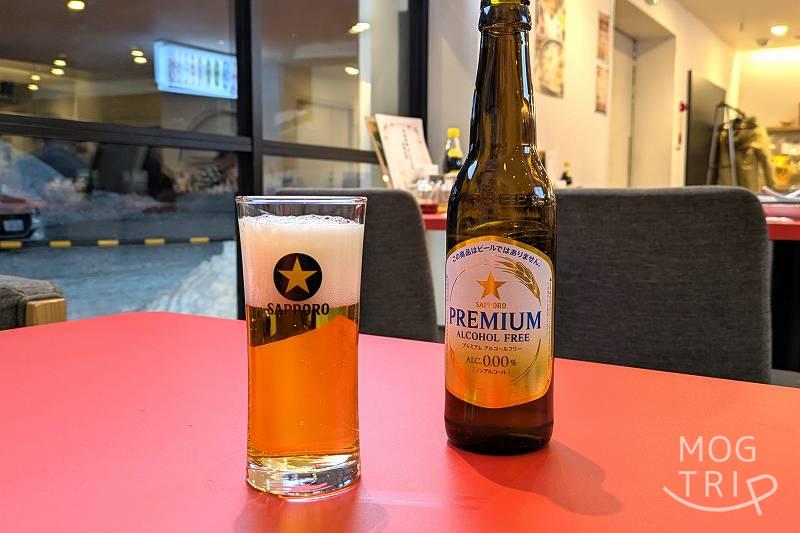 わんたん亭清田支店の「ノンアルコールビール」