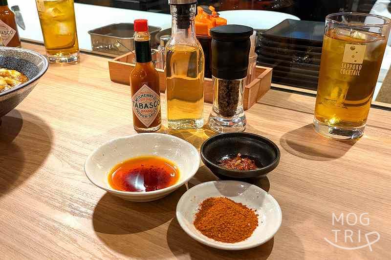 円山麻婆飯店の「薬味」