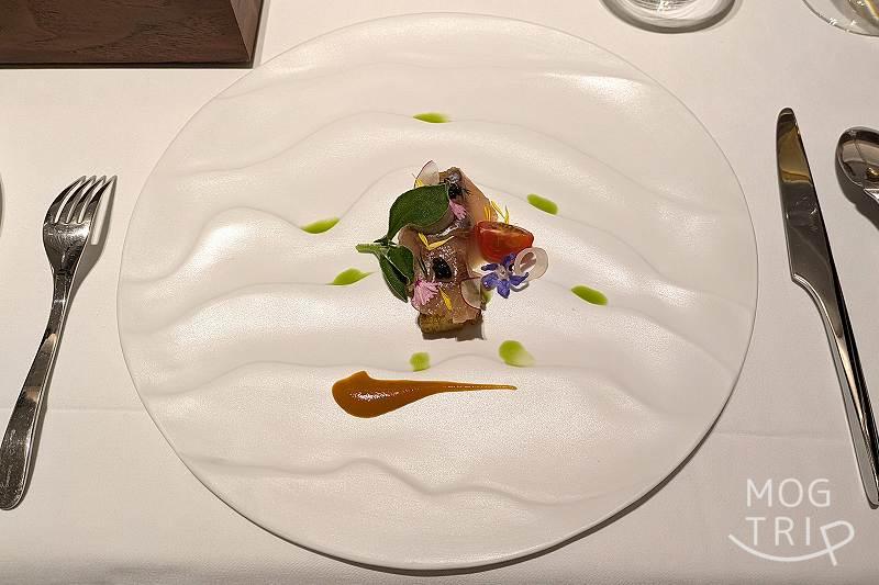 タテルヨシノ・ポルトムの「鰊の燻製とインカのめざめのサラダ仕立て」